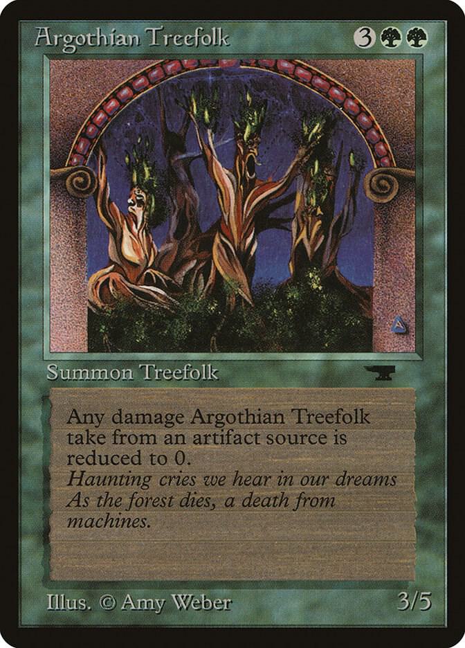Argothian Treefolk card from Antiquities