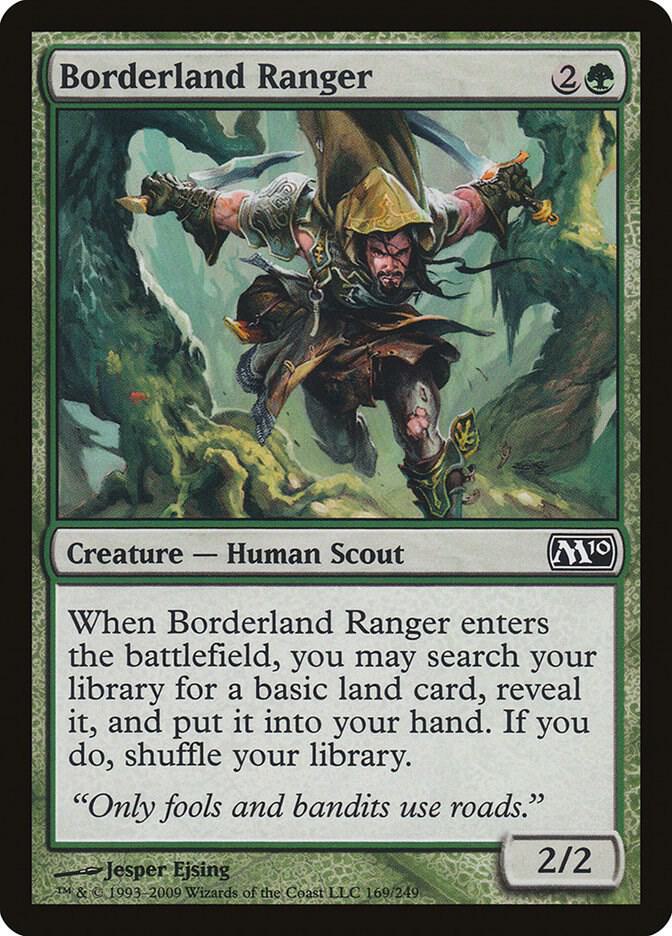 Borderland Ranger 169 card from Magic 2010 (M10)