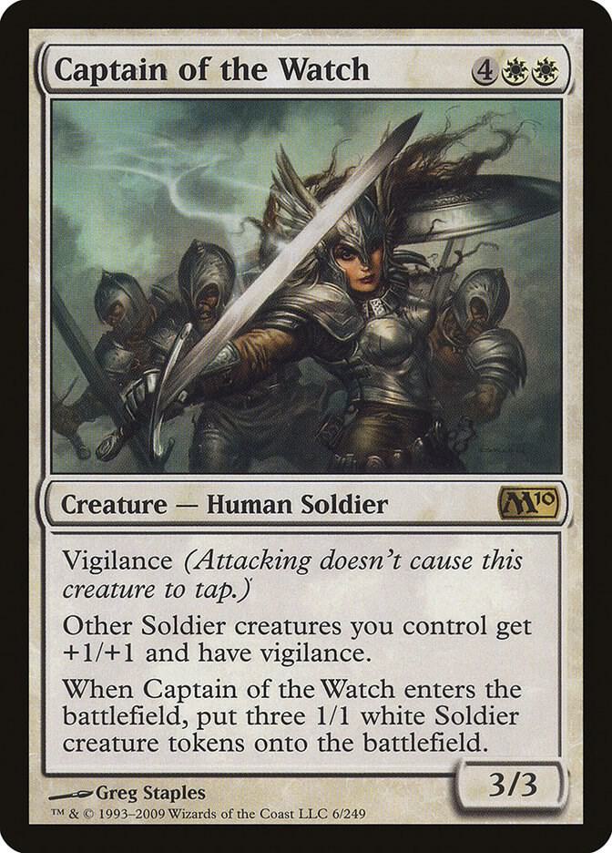 Captain of the Watch 6 card from Magic 2010 (M10)