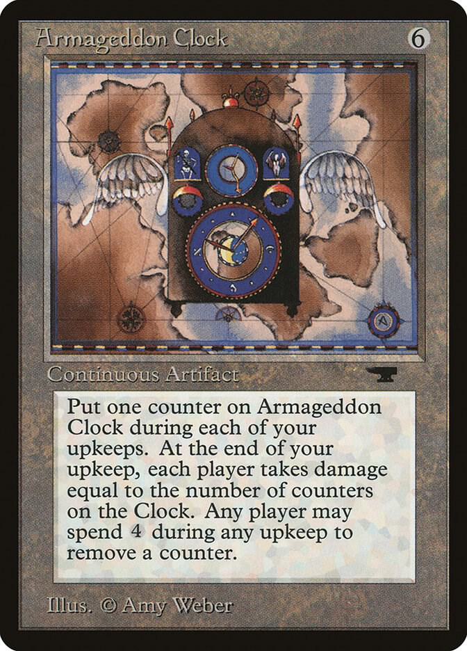 Armageddon Clock card from Antiquities