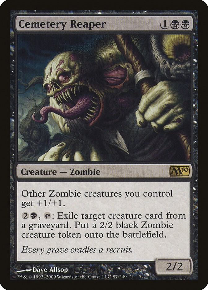 Cemetery Reaper 87 card from Magic 2010 (M10)