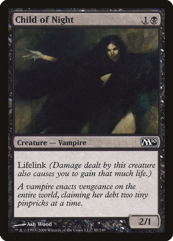Child of Night 88 card from Magic 2010 (M10)