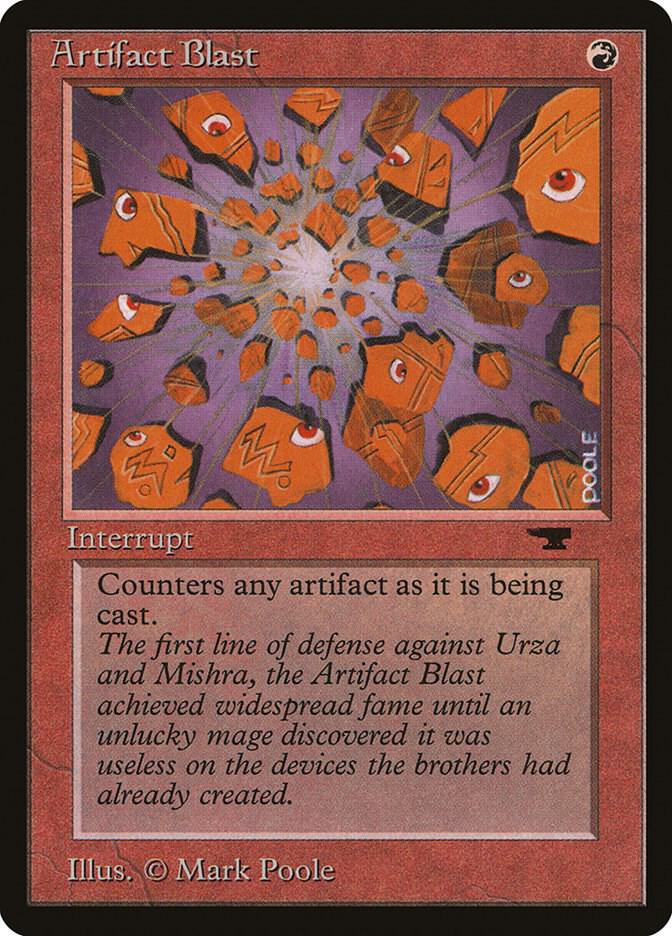 Artifact Blast card from Antiquities