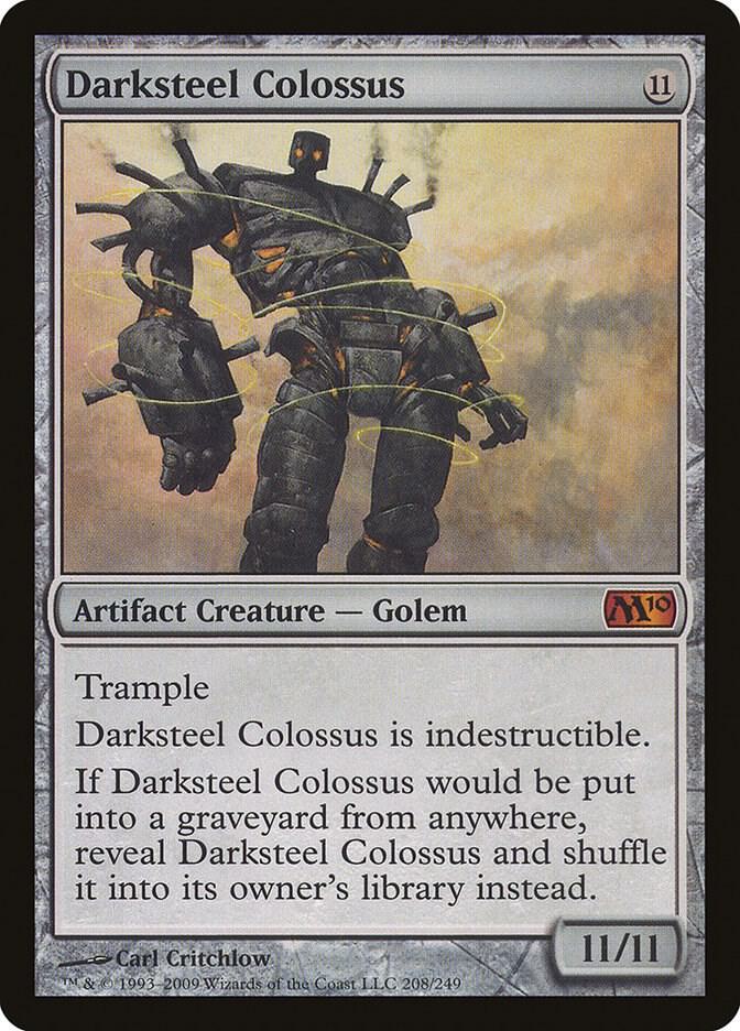 Darksteel Colossus 208 card from Magic 2010 (M10)