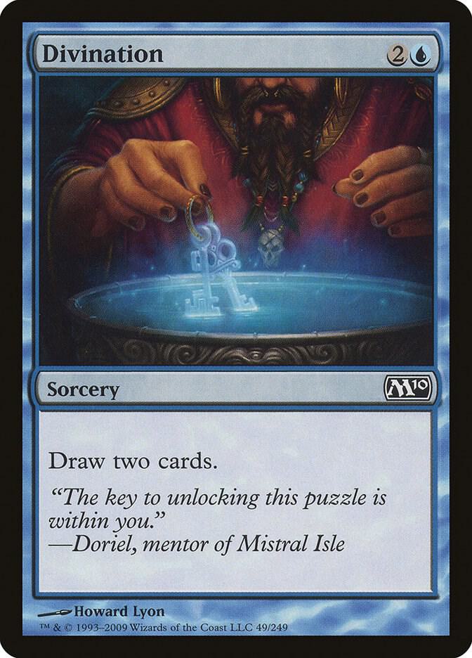 Divination 49 card from Magic 2010 (M10)
