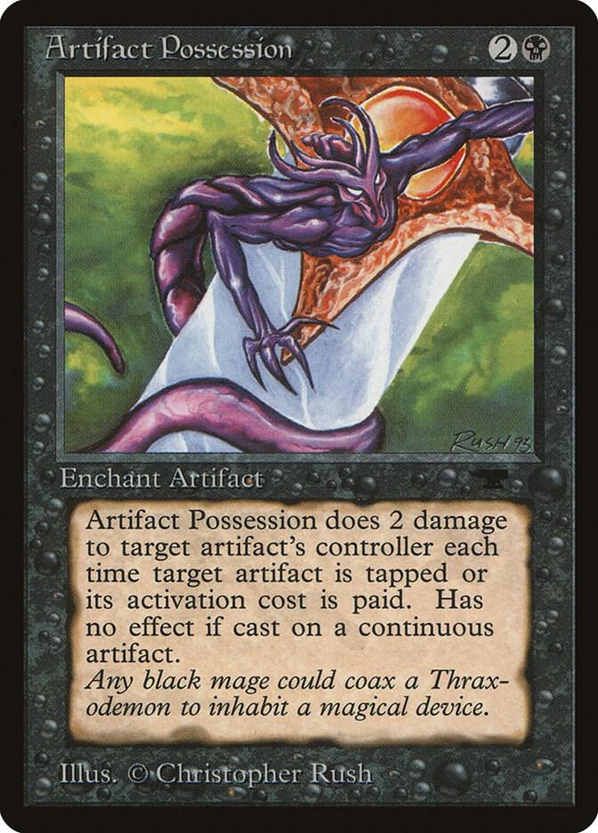 Artifact Possession card from Antiquities