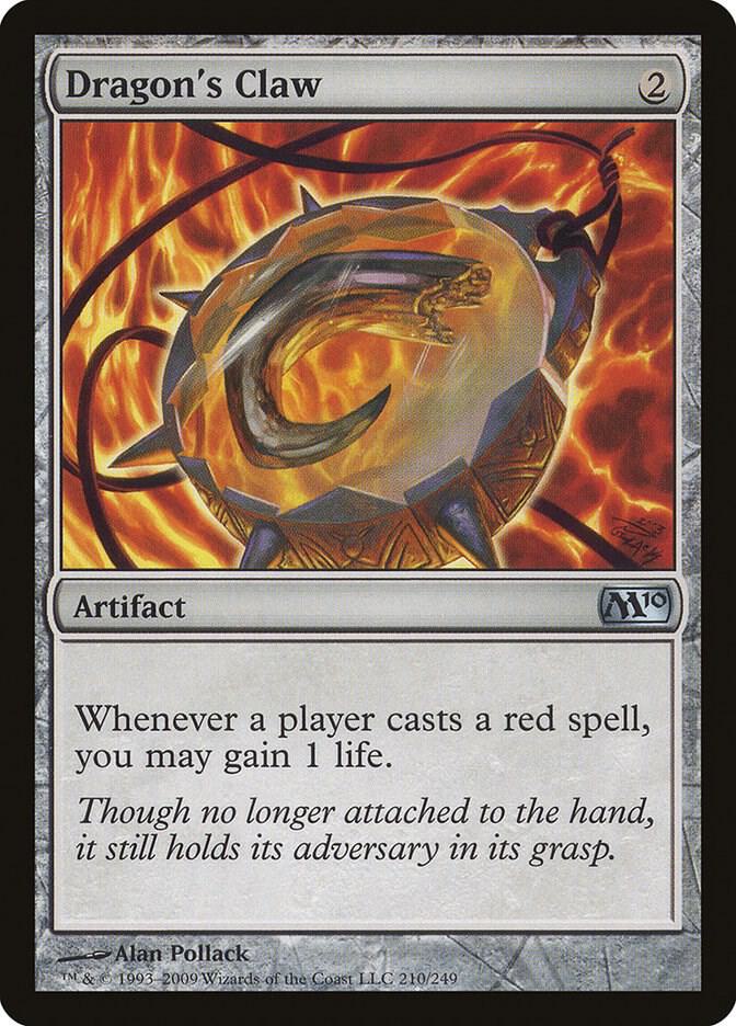 Dragon's Claw 210 card from Magic 2010 (M10)