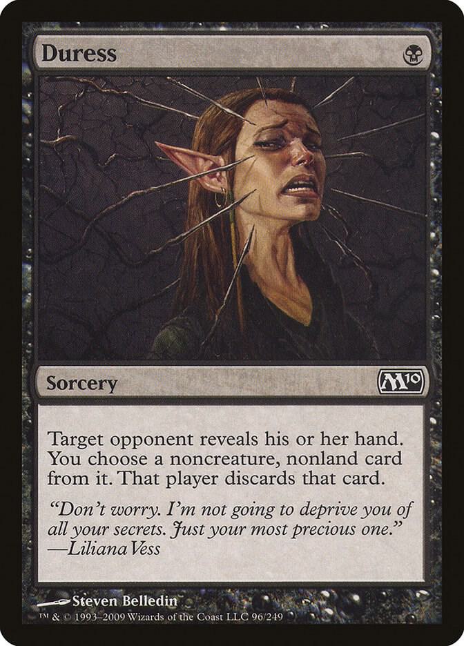 Duress 96 card from Magic 2010 (M10)