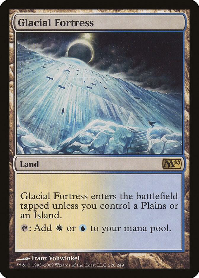 Glacial Fortress 226 card from Magic 2010 (M10)
