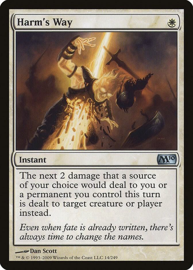 Harm's Way 14 card from Magic 2010 (M10)