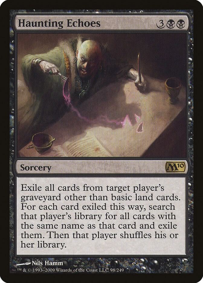 Haunting Echoes 98 card from Magic 2010 (M10)