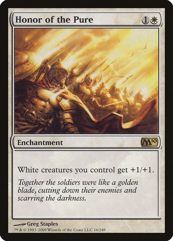 Honor of the Pure 16 card from Magic 2010 (M10)