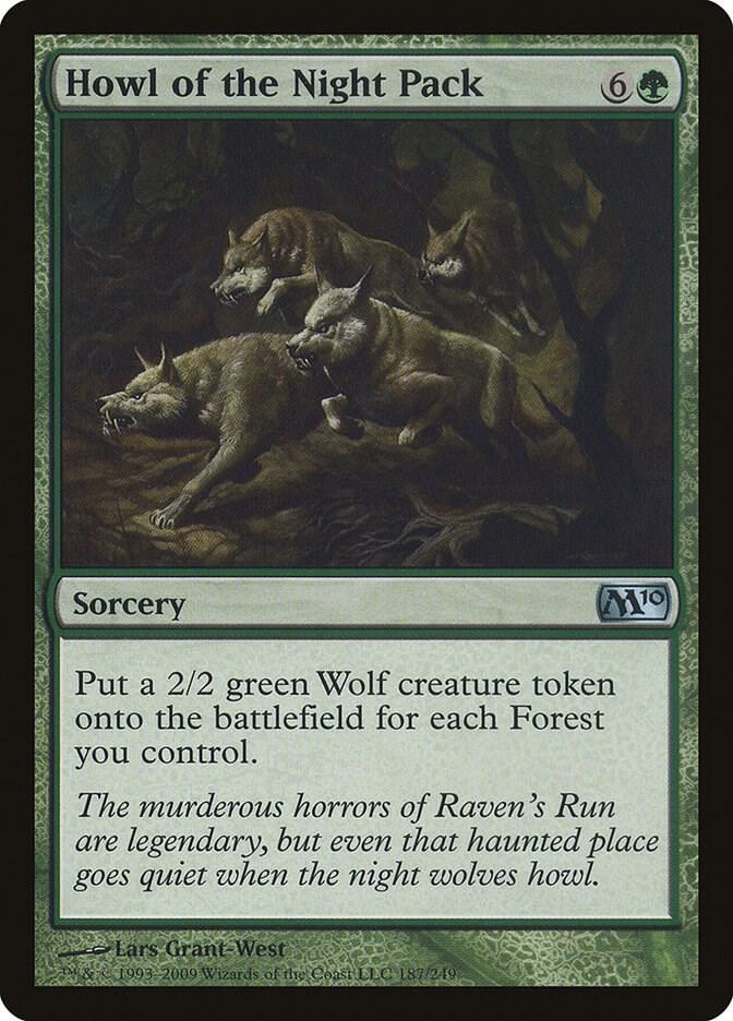 Howl of the Night Pack 187 card from Magic 2010 (M10)