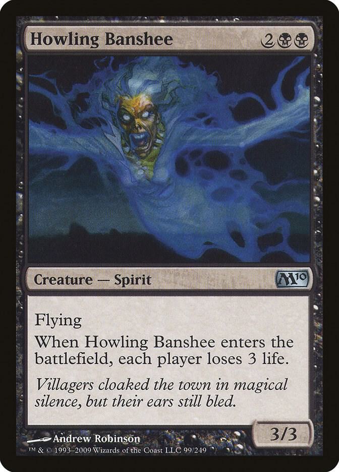 Howling Banshee 99 card from Magic 2010 (M10)