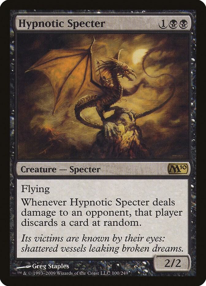 Hypnotic Specter 100 card from Magic 2010 (M10)