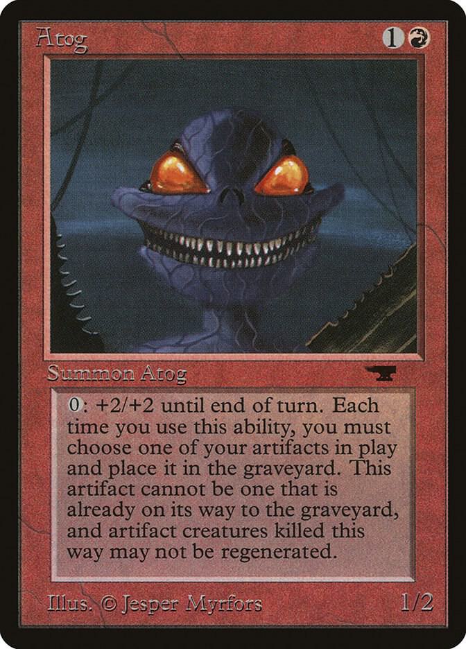 Atog card from Antiquities