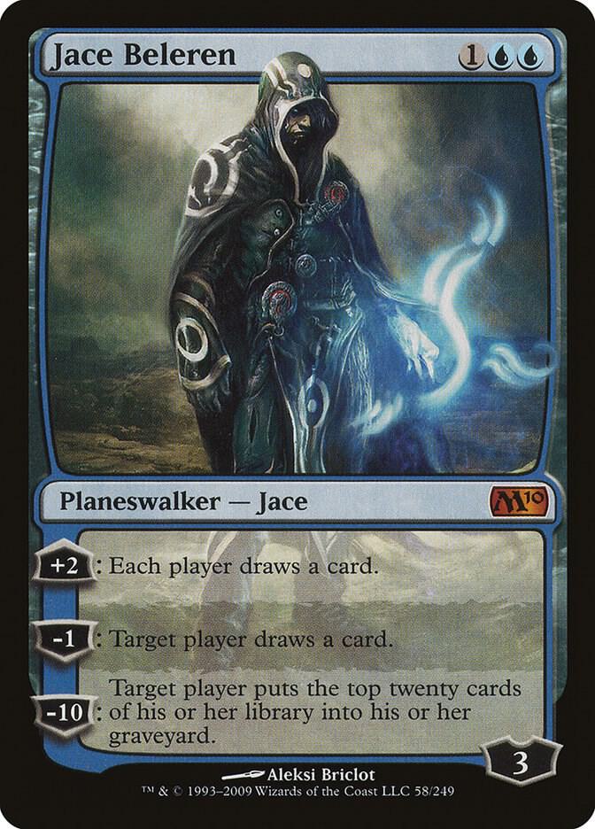 Jace Beleren 58 card from Magic 2010 (M10)