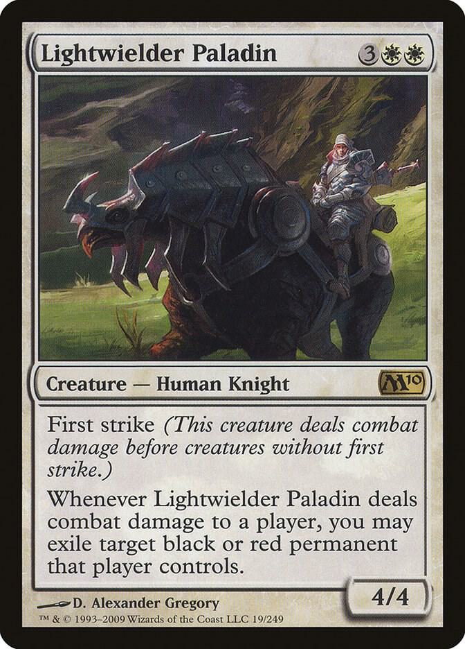 Lightwielder Paladin 19 card from Magic 2010 (M10)