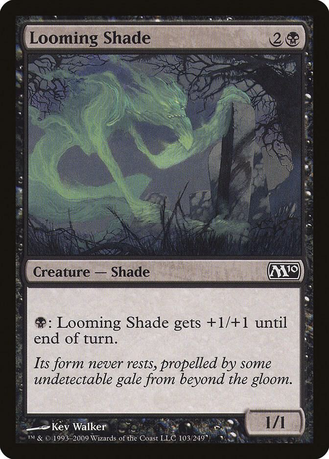 Looming Shade 103 card from Magic 2010 (M10)