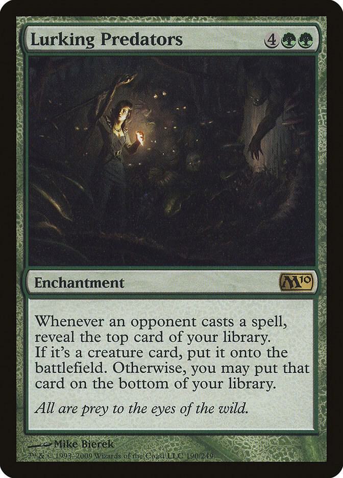 Lurking Predators 190 card from Magic 2010 (M10)