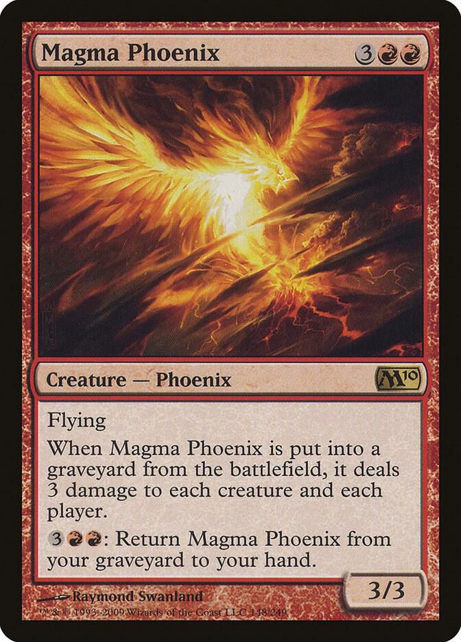 Magma Phoenix 148 card from Magic 2010 (M10)