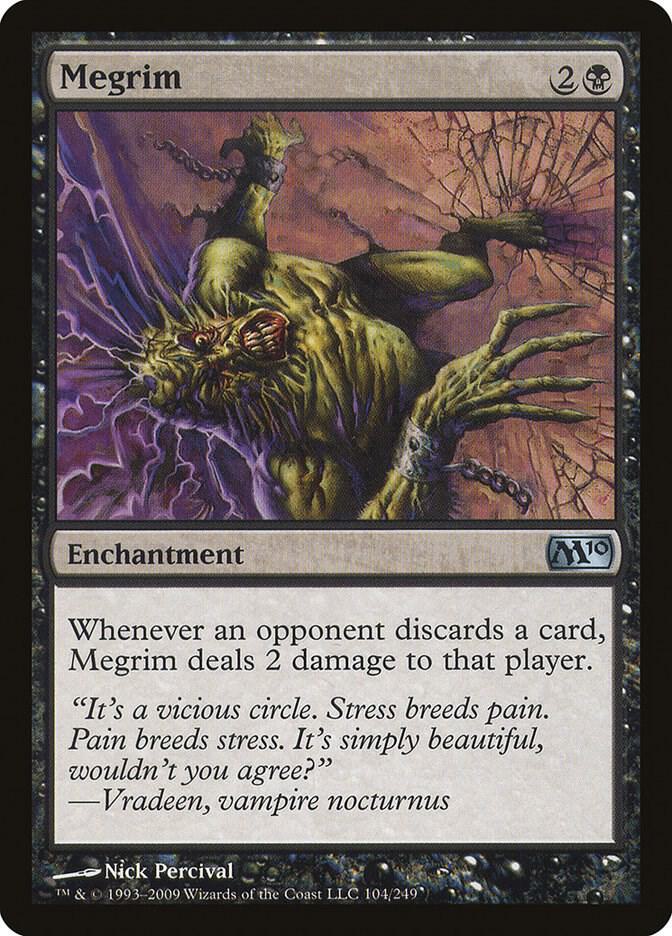 Megrim 104 card from Magic 2010 (M10)