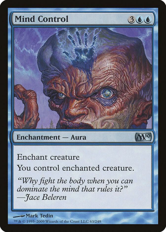 Mind Control 63 card from Magic 2010 (M10)
