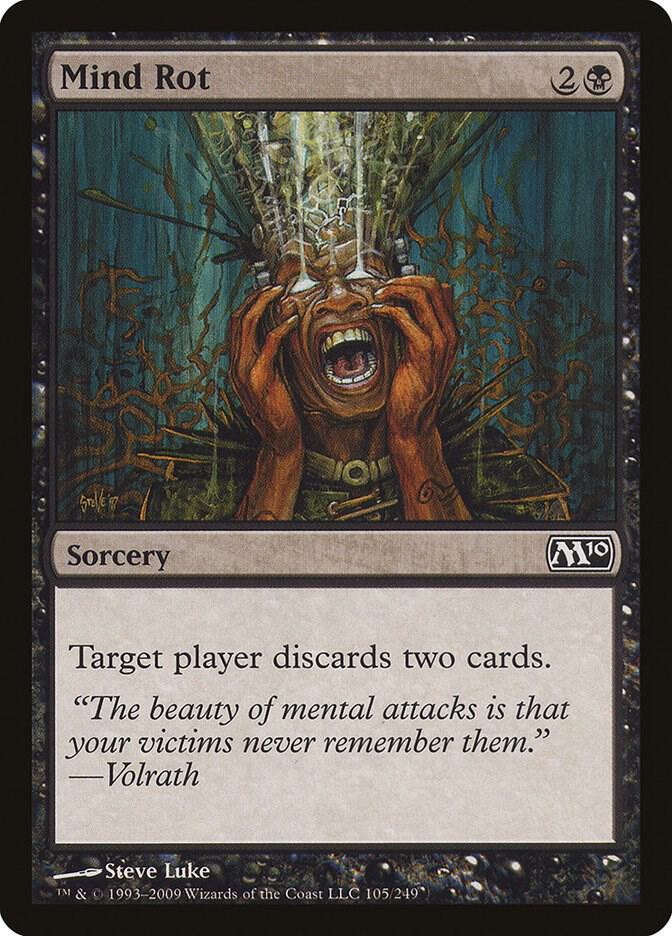 Mind Rot 105 card from Magic 2010 (M10)