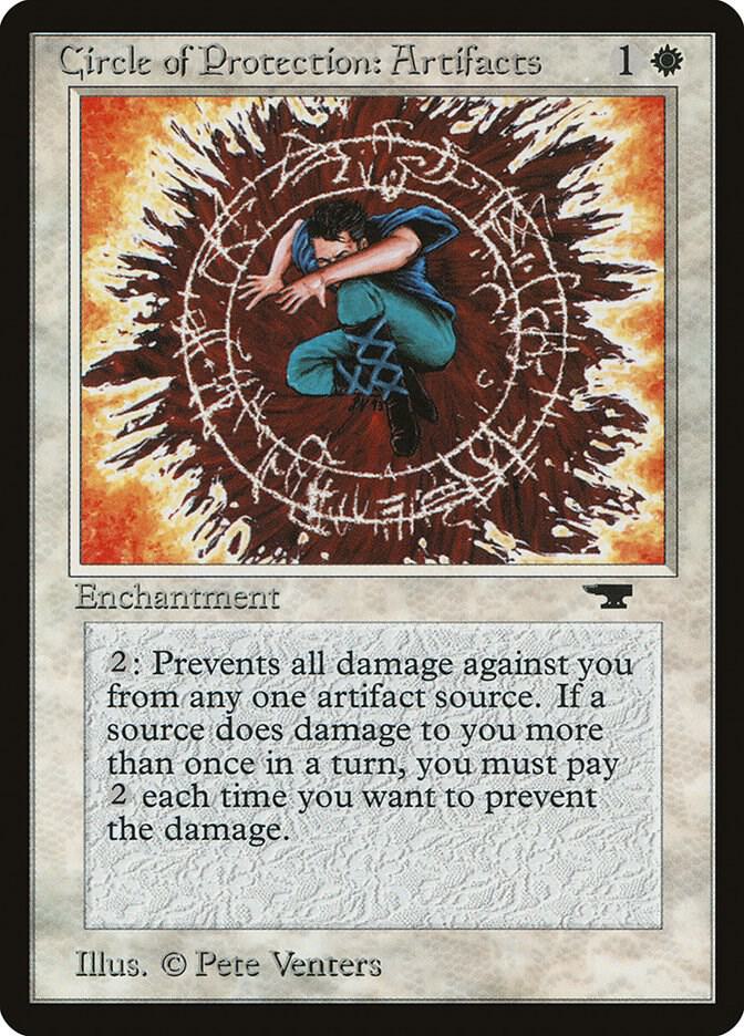 Circle of Protection: Artifacts card from Antiquities