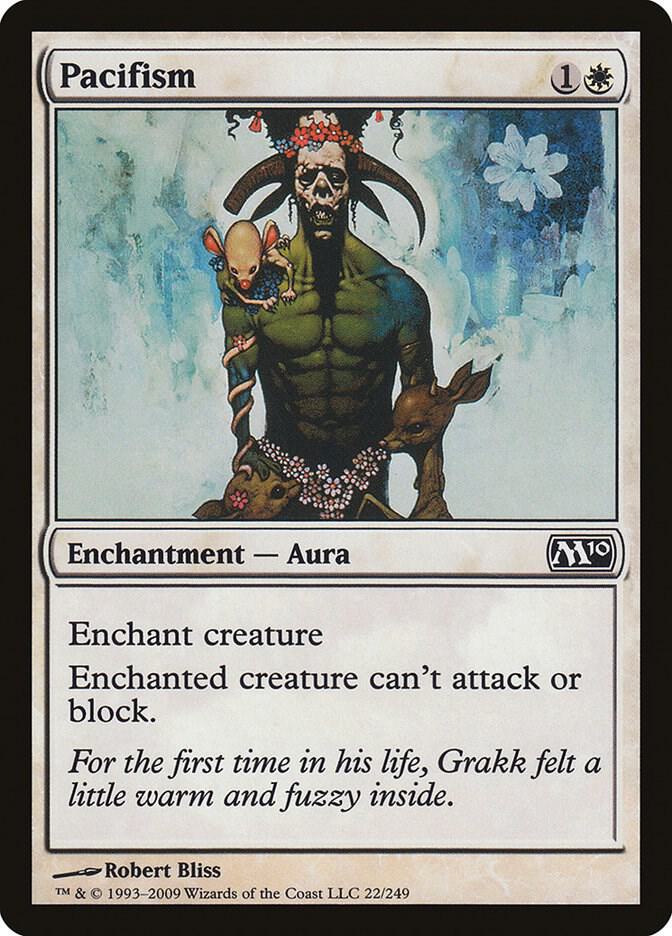 Pacifism 22 card from Magic 2010 (M10)