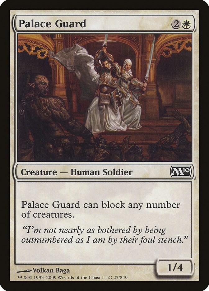 Palace Guard 23 card from Magic 2010 (M10)