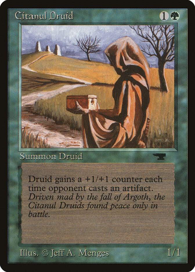 Citanul Druid card from Antiquities