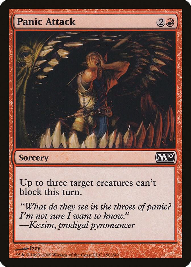 Panic Attack 150 card from Magic 2010 (M10)