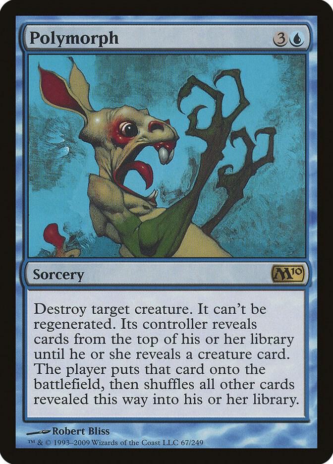 Polymorph 67 card from Magic 2010 (M10)