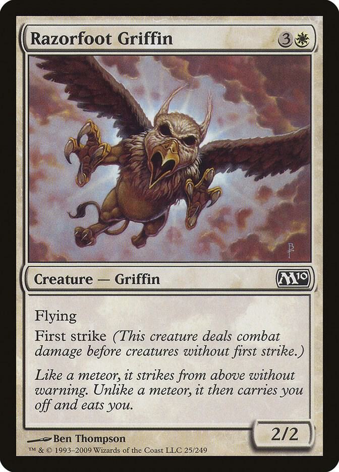 Razorfoot Griffin 25 card from Magic 2010 (M10)