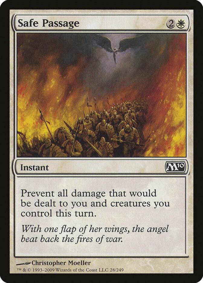 Safe Passage 28 card from Magic 2010 (M10)