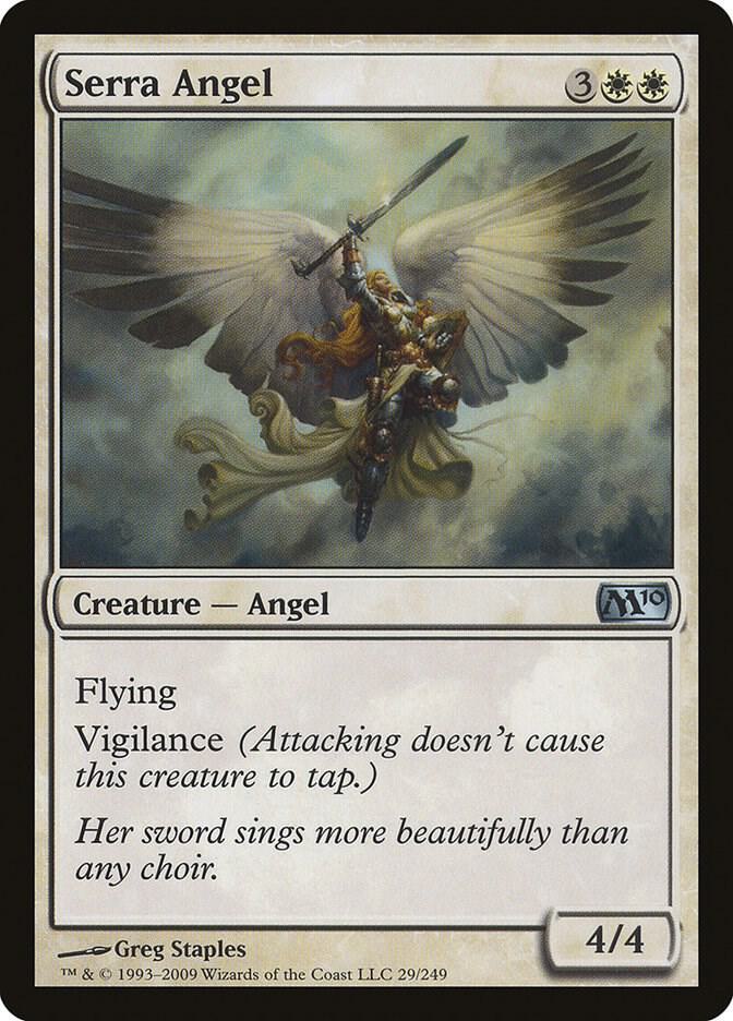 Serra Angel 29 card from Magic 2010 (M10)