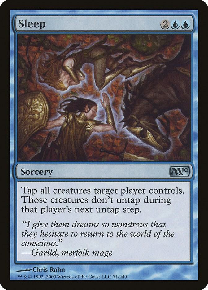 Sleep 71 card from Magic 2010 (M10)