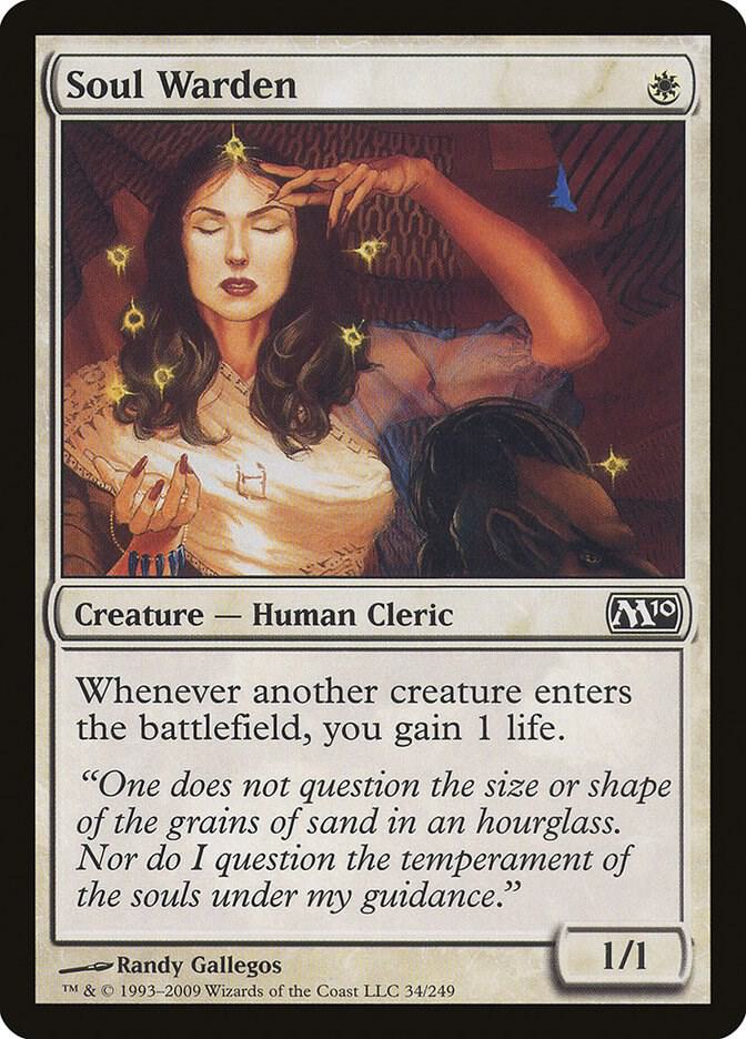 Soul Warden 34 card from Magic 2010 (M10)