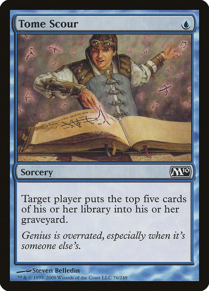 Tome Scour 76 card from Magic 2010 (M10)
