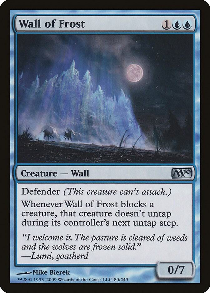 Wall of Frost 80 card from Magic 2010 (M10)