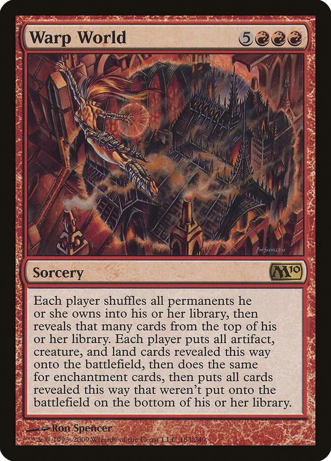 Warp World 163 card from Magic 2010 (M10)