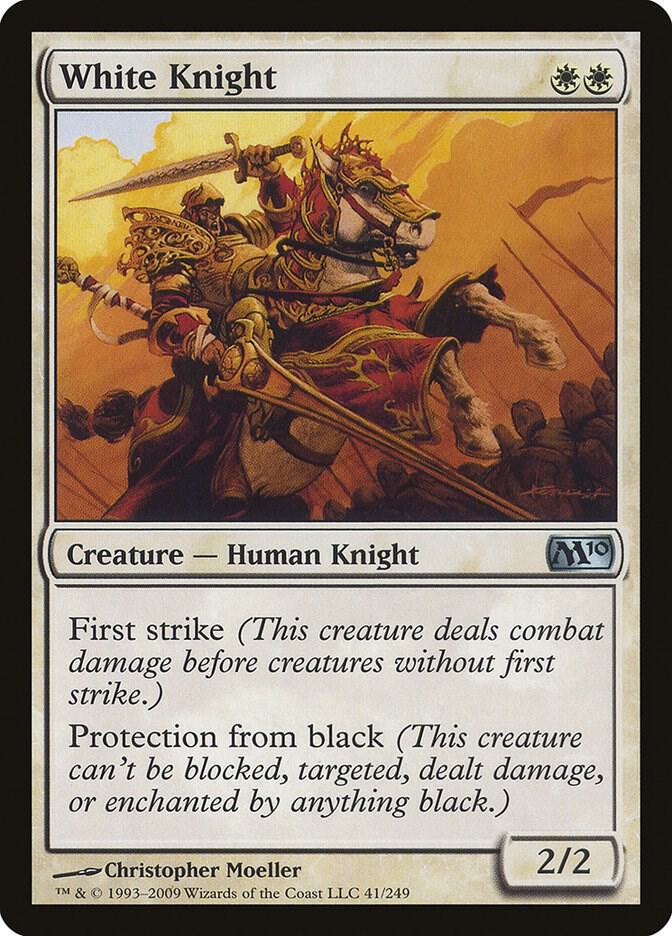 White Knight 41 card from Magic 2010 (M10)