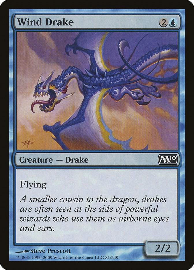 Wind Drake 81 card from Magic 2010 (M10)