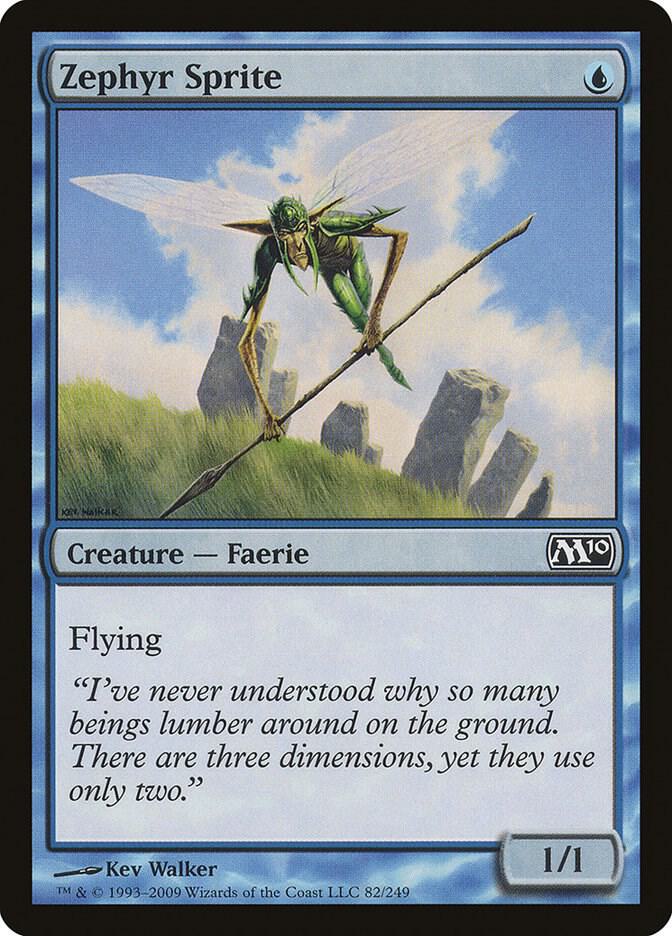 Zephyr Sprite 82 card from Magic 2010 (M10)