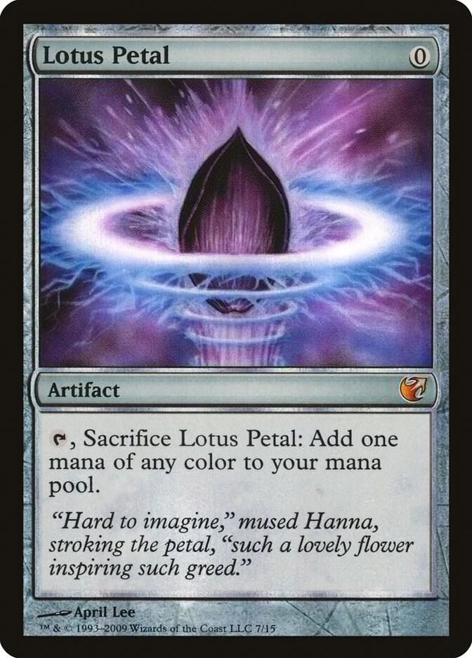 Lotus Petal 7 card from From the Vault: Exiled
