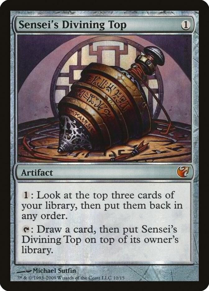 Sensei's Divining Top 10 card from From the Vault: Exiled