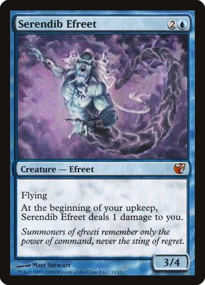 Serendib Efreet 11 card from From the Vault: Exiled