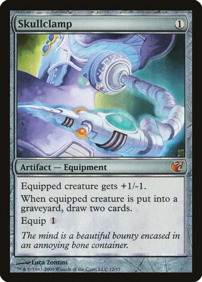 Skullclamp 12 card from From the Vault: Exiled