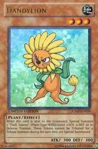 Dandylion JUMP-EN029 card from Shonen Jump Magazine Promos
